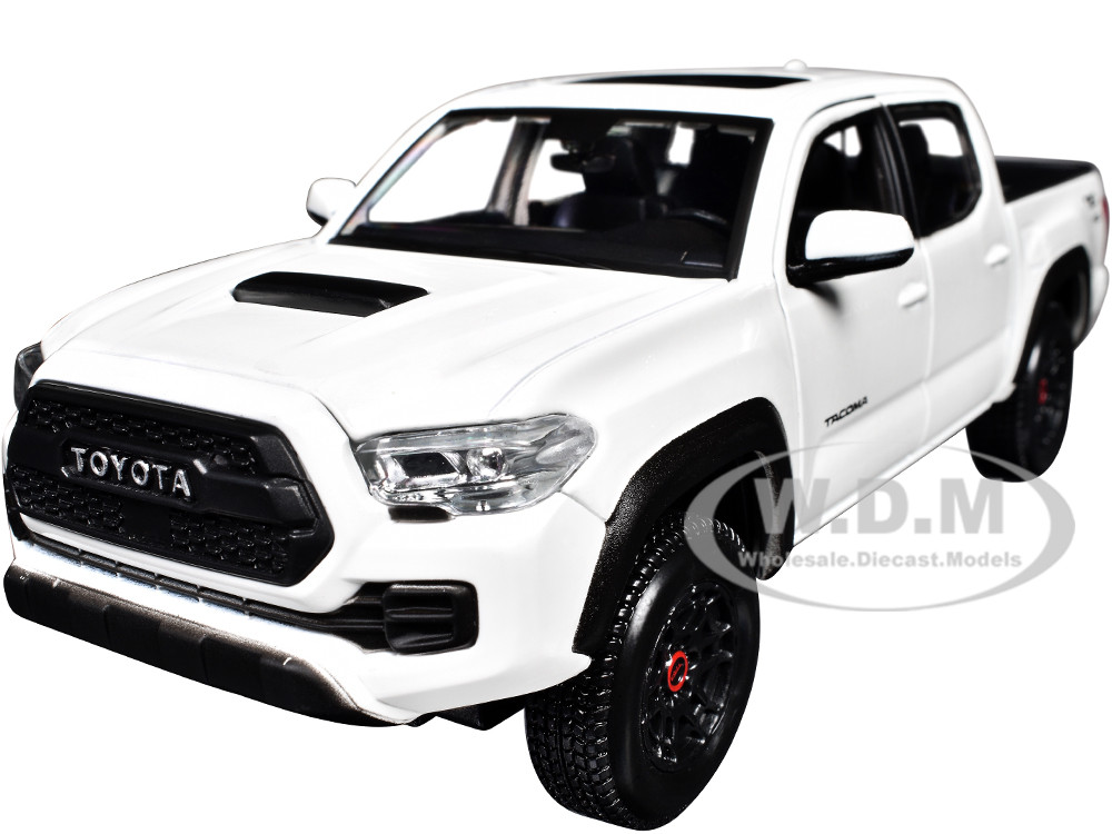 2023 Toyota Tacoma TRD PRO Pickup Truck White with Sunroof "Special Edition" Series 1/27 Diecast Model Car by Maisto diecast model