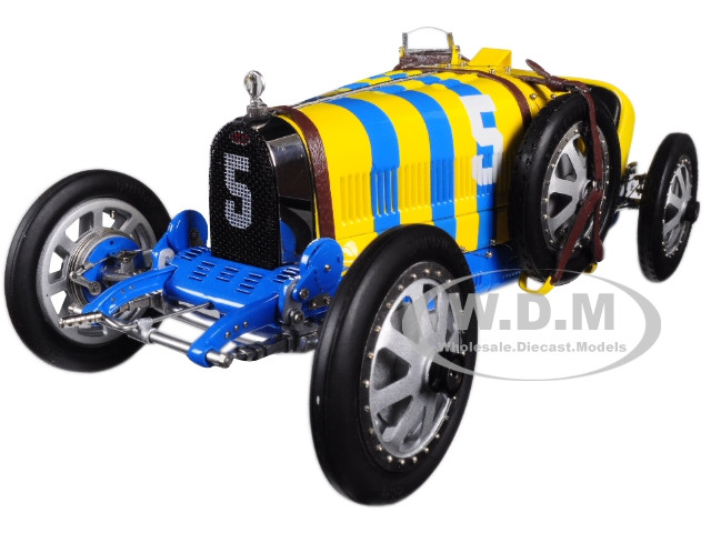 Bugatti T35 #5 National Colour Project Grand Prix Sweden Limited Edition to 500 pieces Worldwide 1/18 Diecast Model Car by CMC diecast model