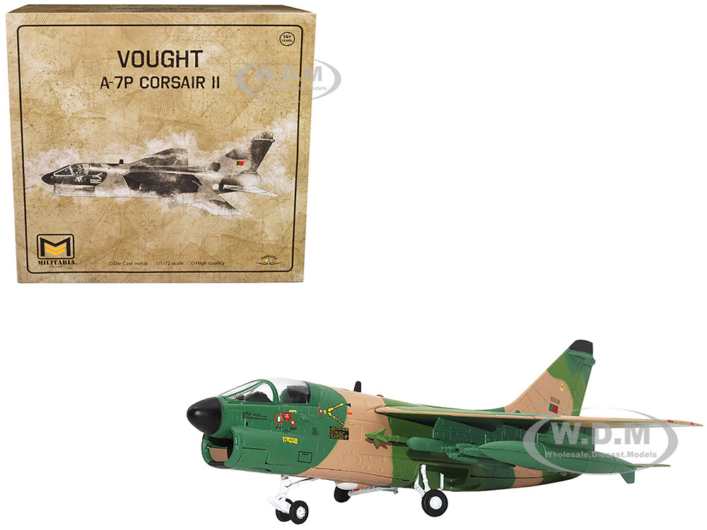 Vought A-7P Corsair II Attack Aircraft "Portugal" 1/72 Diecast Model by Militaria Die Cast diecast model