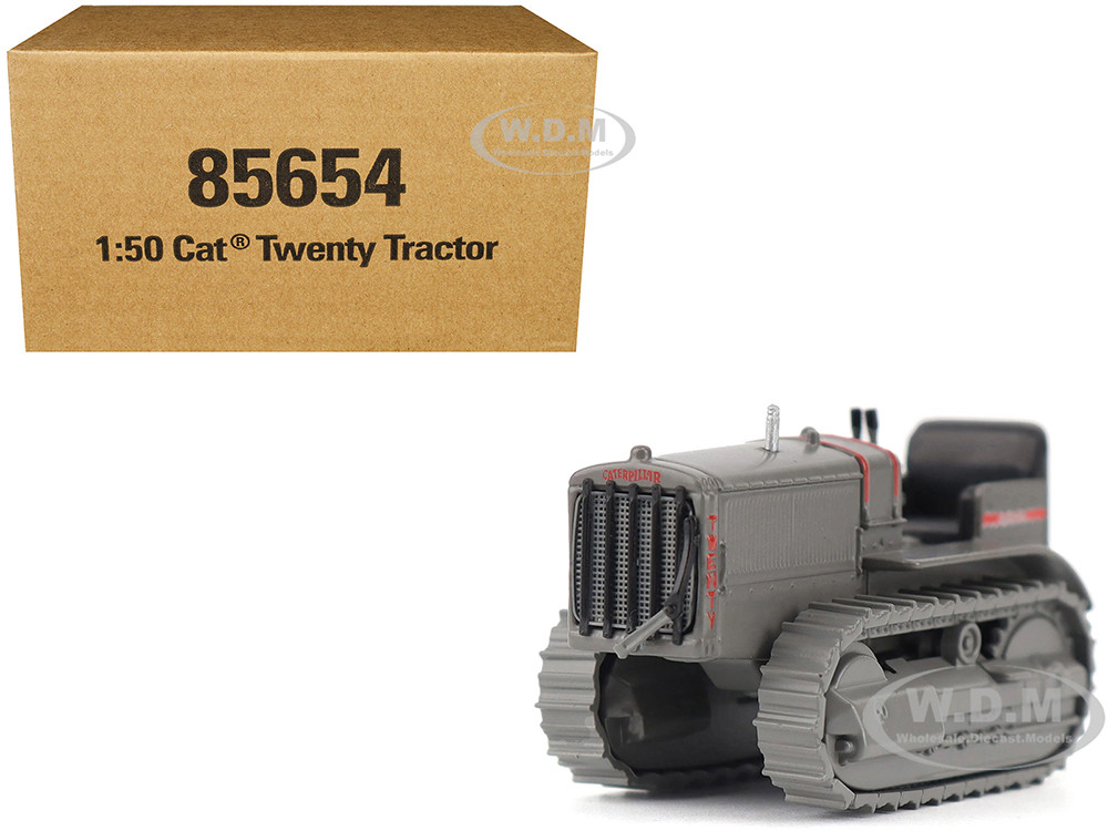 CAT Caterpillar Twenty Tractor Gray "Centennial Series" 1/50 Diecast Model by Diecast Masters diecast model