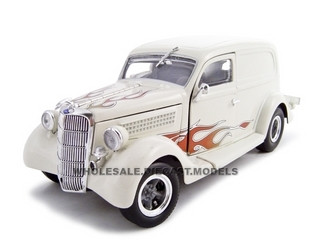 1935 Ford Sedan Delivery Cream 1/24 Diecast Car by Unique Replicas diecast model
