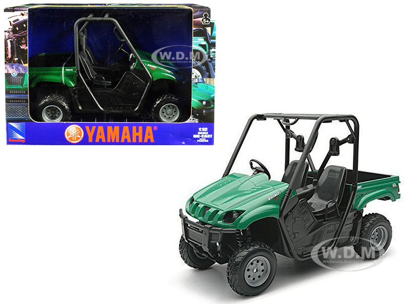 2008 Yamaha Rhino 700 F1 4x4 Off Road ATV Green 1/12 Diecast Model Car by New Ray diecast model