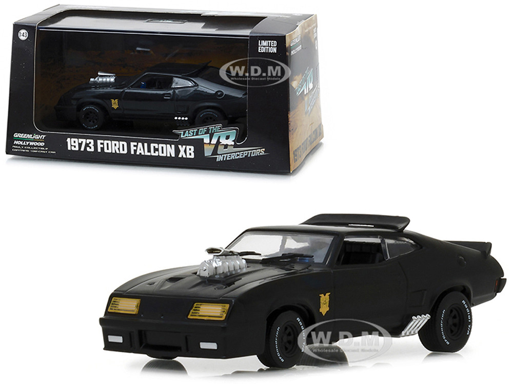 1973 Ford Falcon XB Black "Last of the V8 Interceptors" (1979) Movie 1/43 Diecast Model Car  by Greenlight diecast model