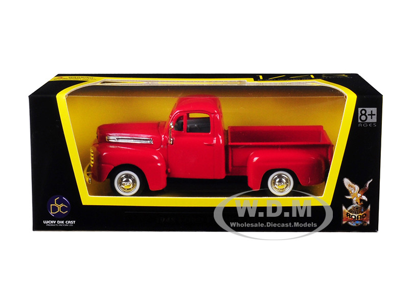 1948 Ford F-1 Pickup Truck Red 1/43 Diecast Model Car by Road Signature diecast model