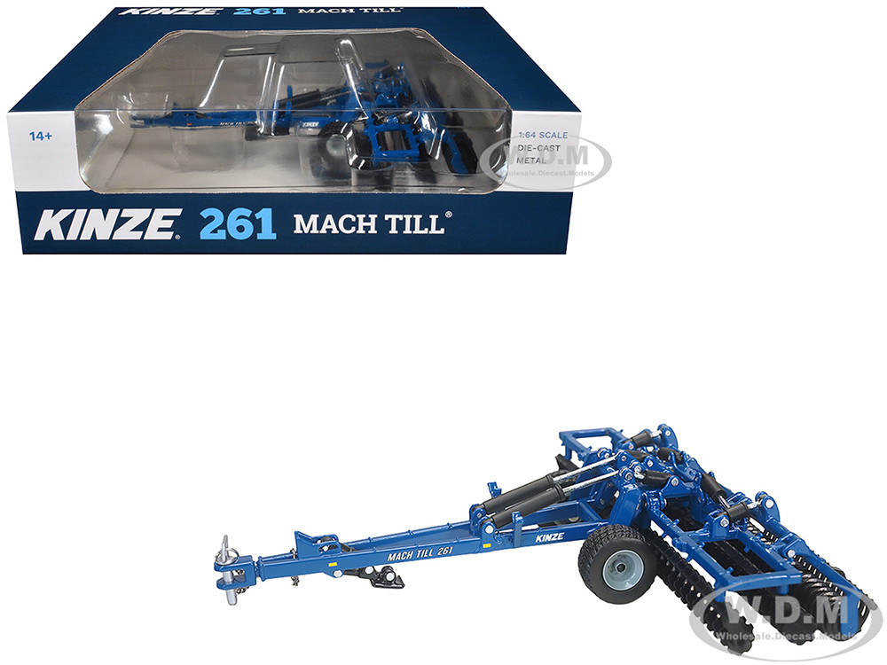 Kinze 261 Mach Till Blue 1/64 Diecast Model by SpecCast diecast model