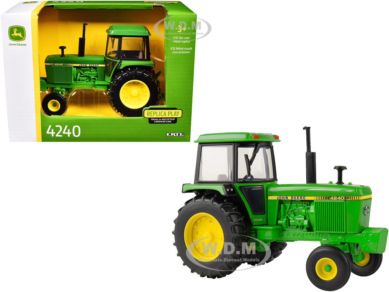 John Deere 4240 Tractor Green "Replica Play" Series 1/32 Diecast Model by ERTL TOMY diecast model