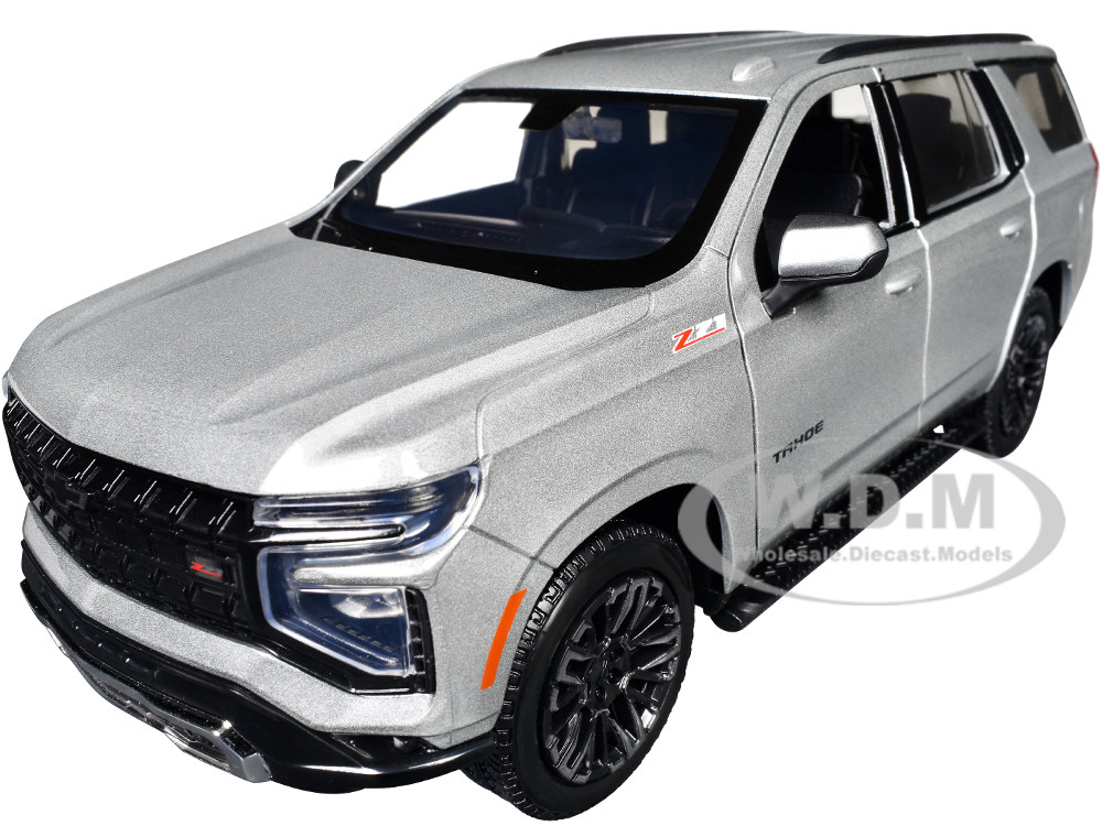 2025 Chevrolet Tahoe Z71 Gray Metallic "Timeless Legends" Series 1/24 Diecast Model Car by Motormax diecast model