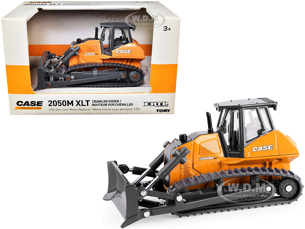 Case 2050M XLT Crawler Dozer "Case Construction" 1/50 Diecast Model by ERTL TOMY diecast model