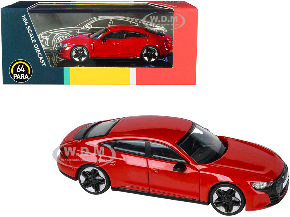 Audi RS e-tron GT Tango Red 1/64 Diecast Model Car by Paragon Models diecast model