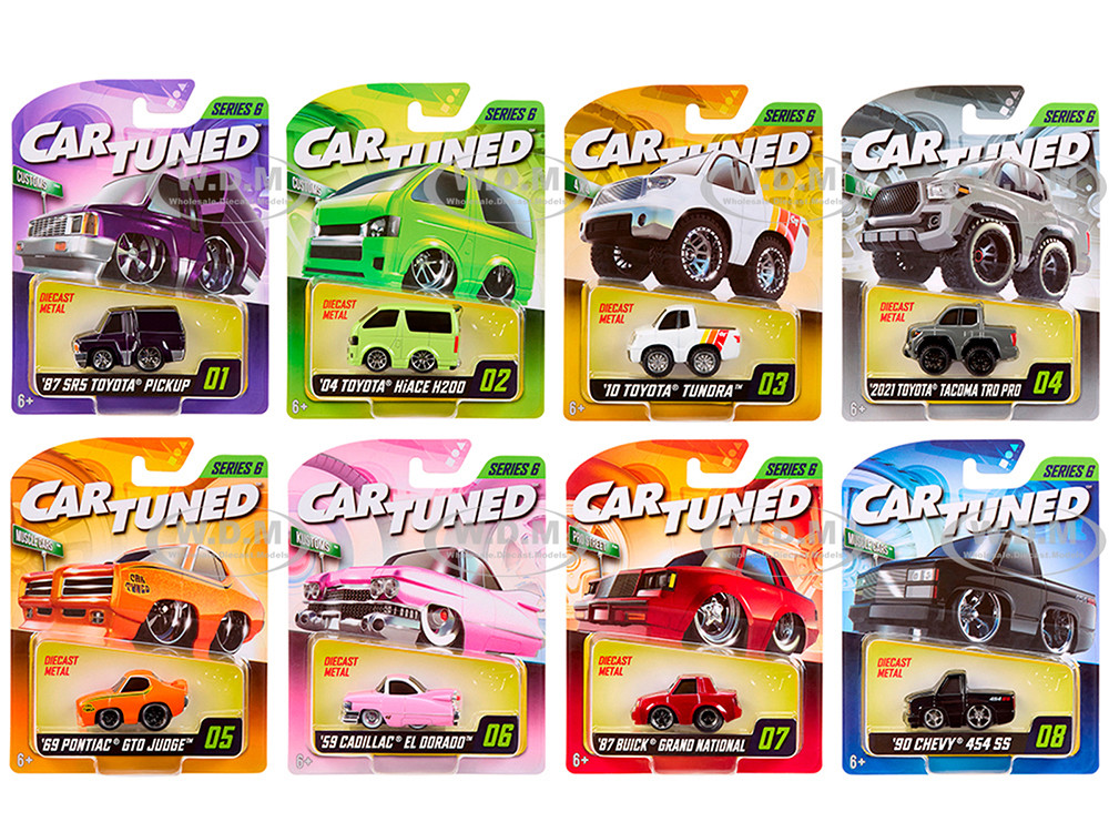 "Mainline" 2025 Series 6 Set of 8 Pieces Diecast Model Cars by CarTuned diecast model