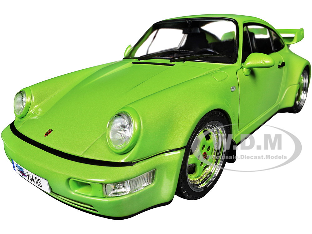 1990 Porsche 911 (964) Carrera RS "Streetfighter" Green Metallic 1/18 Diecast Model Car by Solido diecast model