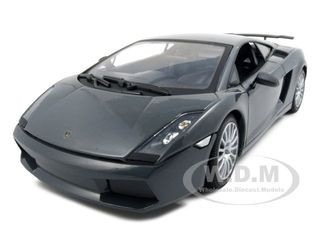 Lamborghini Gallardo Superleggera Grey 1/18 Diecast Model Car by Motormax diecast model