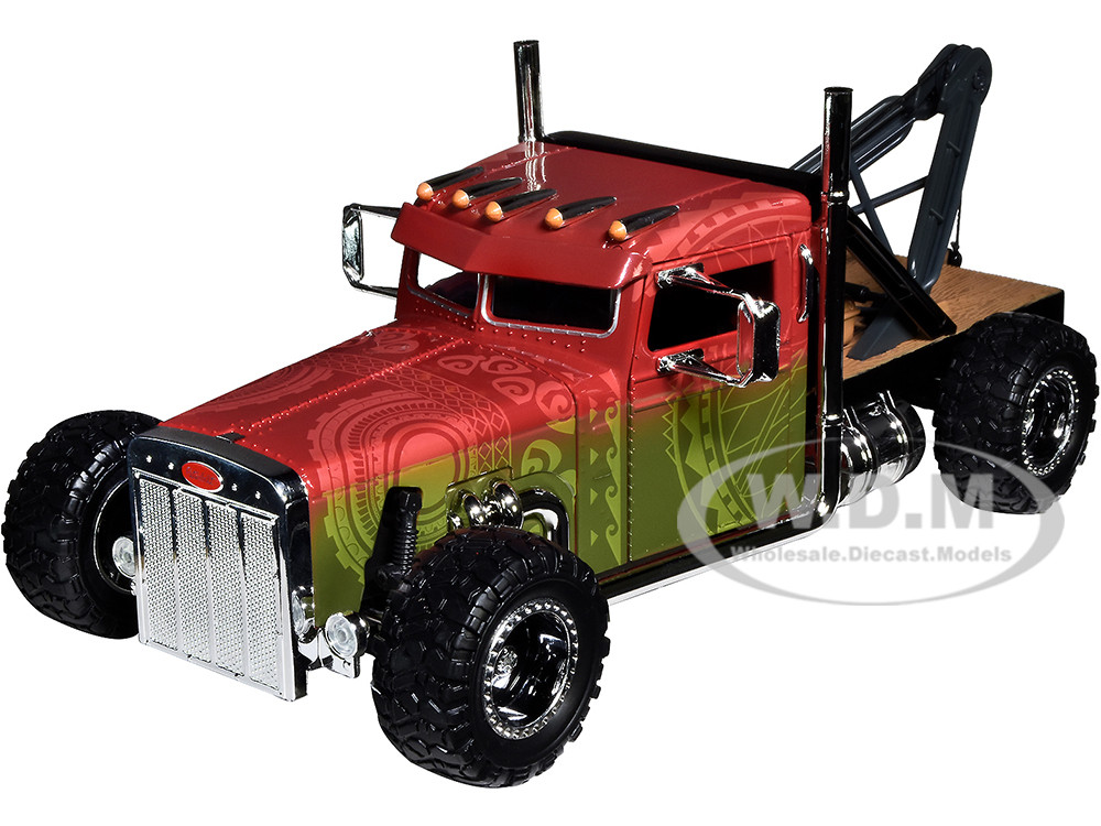 Custom Peterbilt Tow Truck "Fast & Furious" Series 1/24 Diecast Model by Jada diecast model
