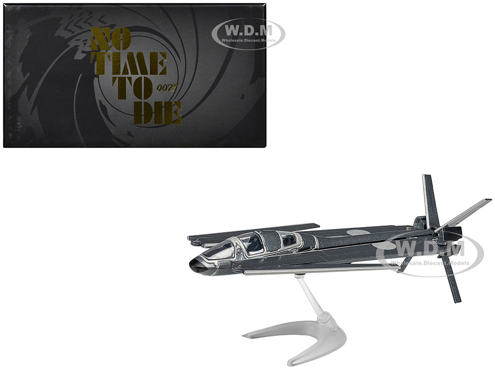 Q Glider Gray Metallic James Bond 007 "No Time To Die" (2021) Movie Diecast Model by Corgi diecast model
