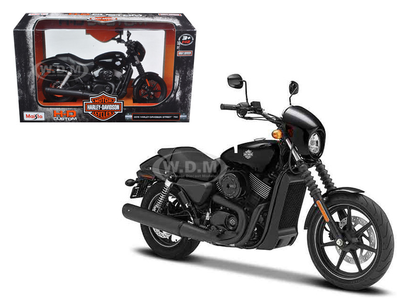 2015 Harley Davidson Street 750 Motorcycle Model 1/12 by Maisto diecast model