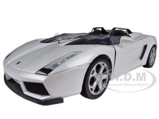 Lamborghini Concept S White 1/24 Diecast Car Model by Motormax diecast model