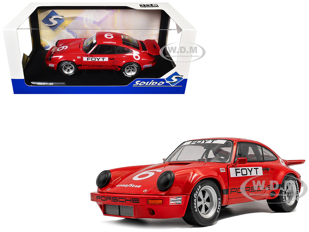Porsche 911 IROC #6 A.J. Foyt "International Race of Champions" (1974) 1/18 Diecast Model Car by Solido diecast model