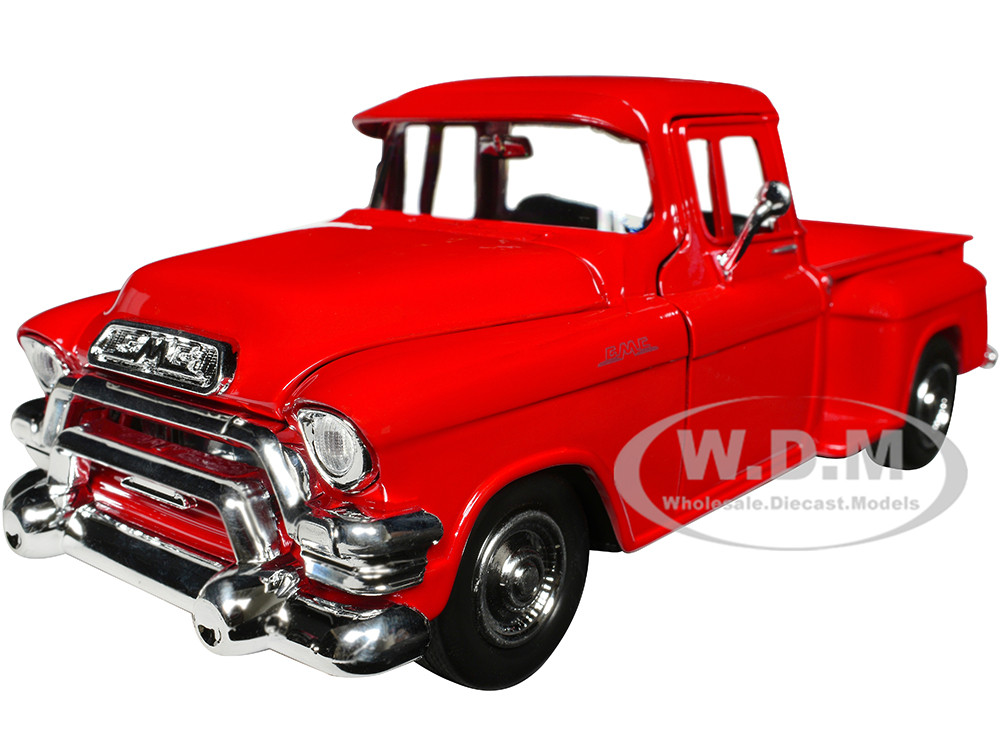 1955 GMC Blue Chip Pickup Truck Red "Timeless Legends" Series 1/24 Diecast Model Car by Motormax diecast model