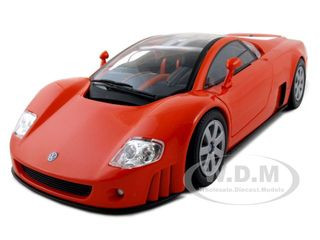 Volkswagen Nardo W12 Show Car Orange 1/18 Diecast Model Car by Motormax diecast model