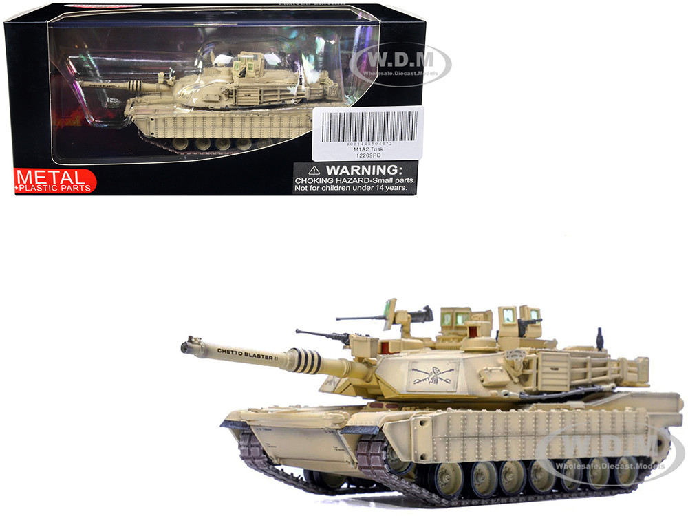 General Dynamics M1A2 Abrams TUSK Tank 1/72 Diecast Model by Panzerkampf diecast model