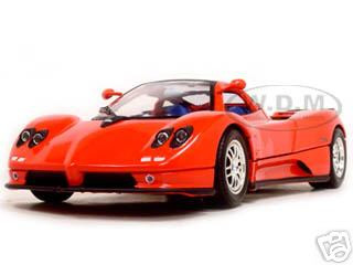 Pagani Zonda C12 Red 1/18 Diecast Model Car by Motormax diecast model