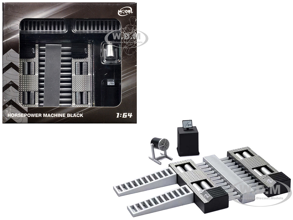 Horsepower Machine Black 1/64 Diecast Model by Model Model diecast model