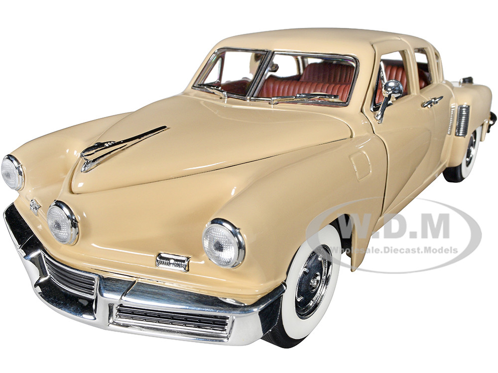 1948 Tucker Torpedo Cream 1/18 Diecast Model Car by Road Signature diecast model