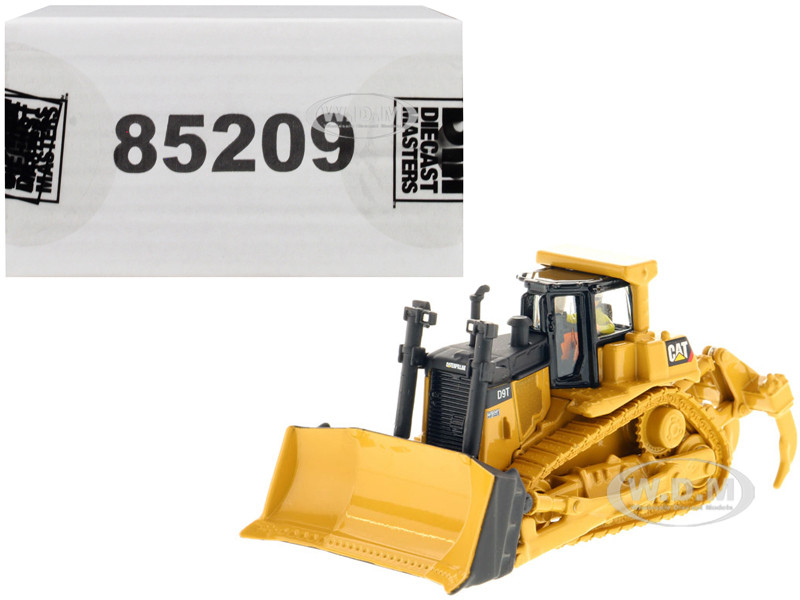 CAT Caterpillar D9T Track Type Tractor with Operator "High Line" Series 1/87 (HO) Diecast Model by Diecast Masters diecast model