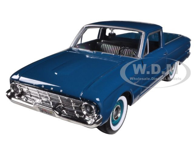 1960 Ford Falcon Ranchero Pickup Blue 1/24 Diecast Model Car by Motormax diecast model
