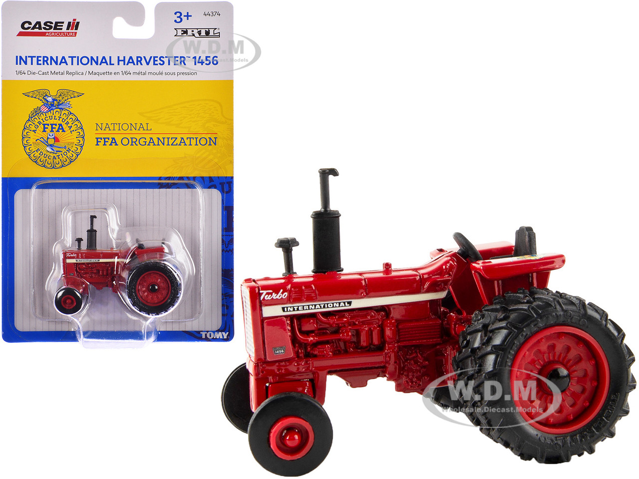 International Harvester 1456 Tractor Red "National FFA Organization" "Case Agriculture" Series 1/64 Diecast Model by ERTL TOMY diecast model