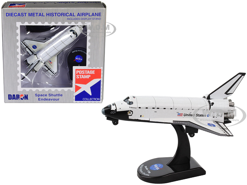NASA Space Shuttle "Endeavour" (OV-105) "United States" 1/300 Diecast Model by Postage Stamp diecast model