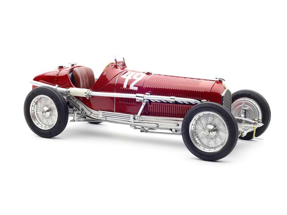 Alfa Romeo Tipo B (P3) #42 Louis Chiron Winner "Marseille GP" (1933) Limited Edition to 1000 pieces Worldwide 1/18 Diecast Model Car by CMC diecast model