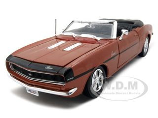 1968 Chevrolet Camaro SS 396 Convertible Bronze 1/24 Diecast Model Car by Maisto diecast model