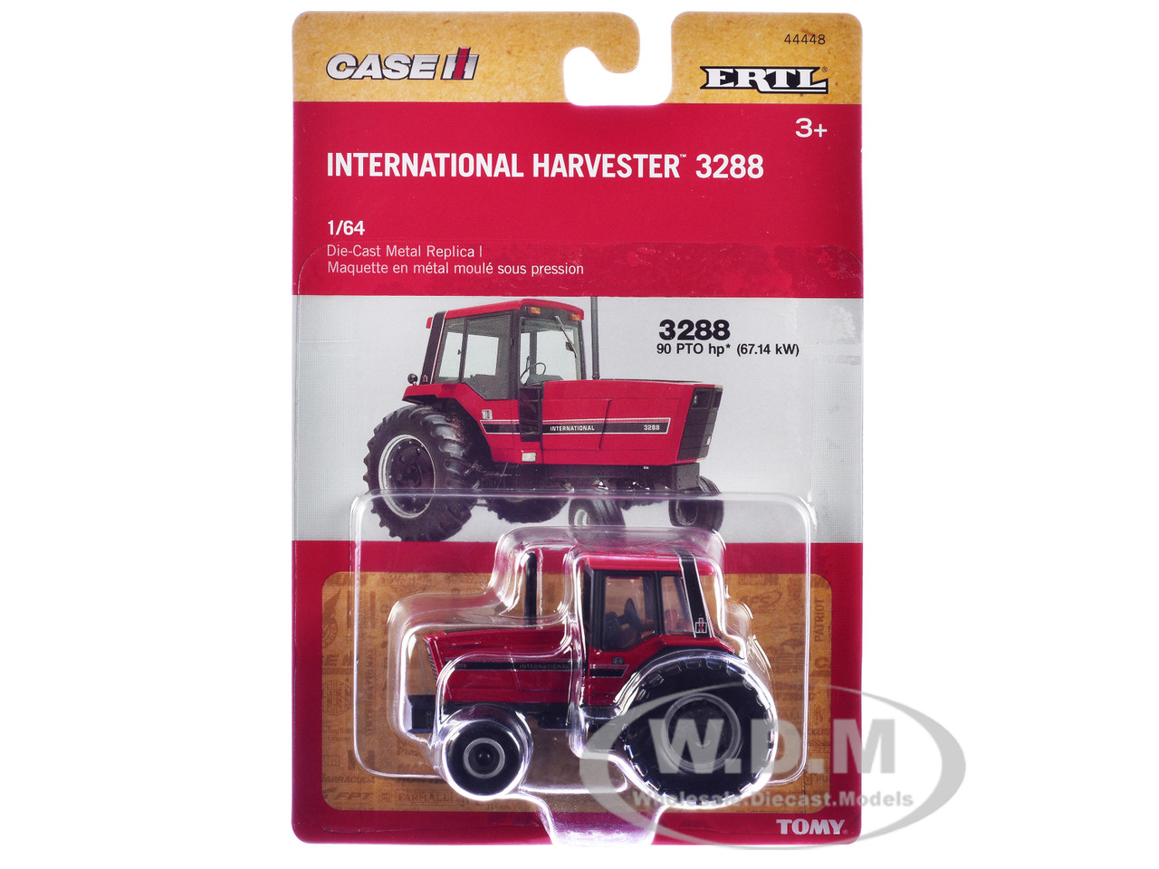 International Harvester 3288 Tractor Red 1/64 Diecast Model by ERTL TOMY diecast model