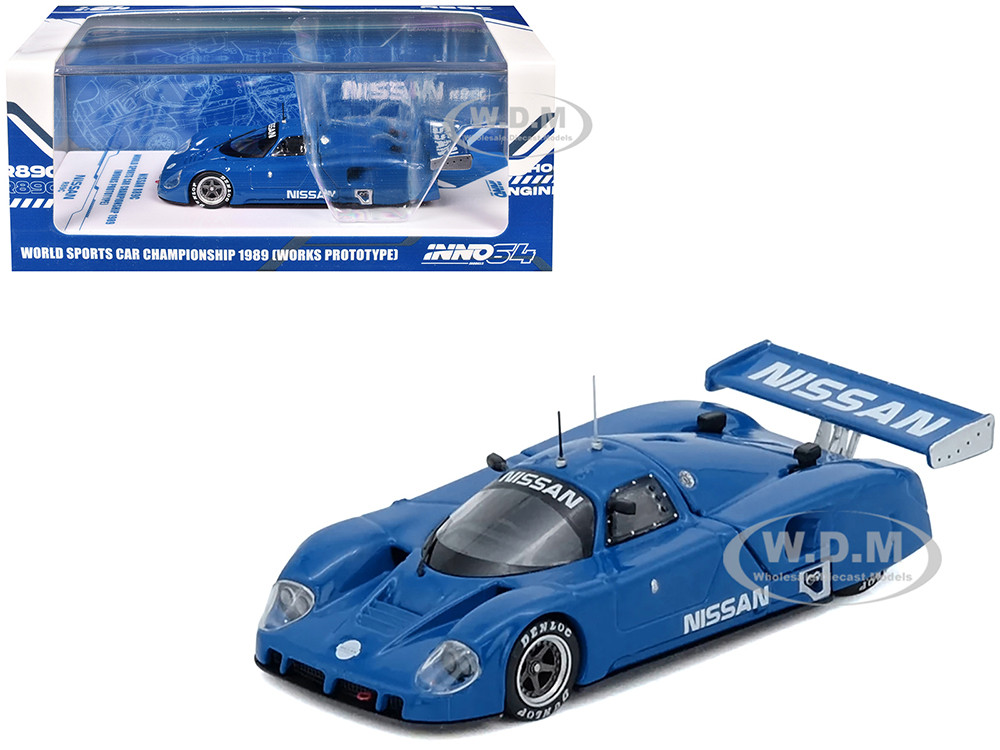Nissan R89C "Works Prototype" Blue "World Sports Car Championship" (1989) 1/64 Diecast Model Car by Inno Models diecast model