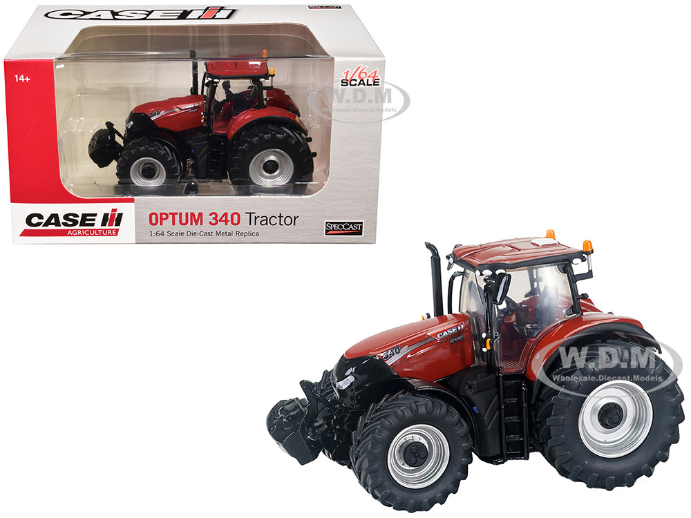 Case IH Optum 340 Tractor Red 1/64 Diecast Model by SpecCast diecast model