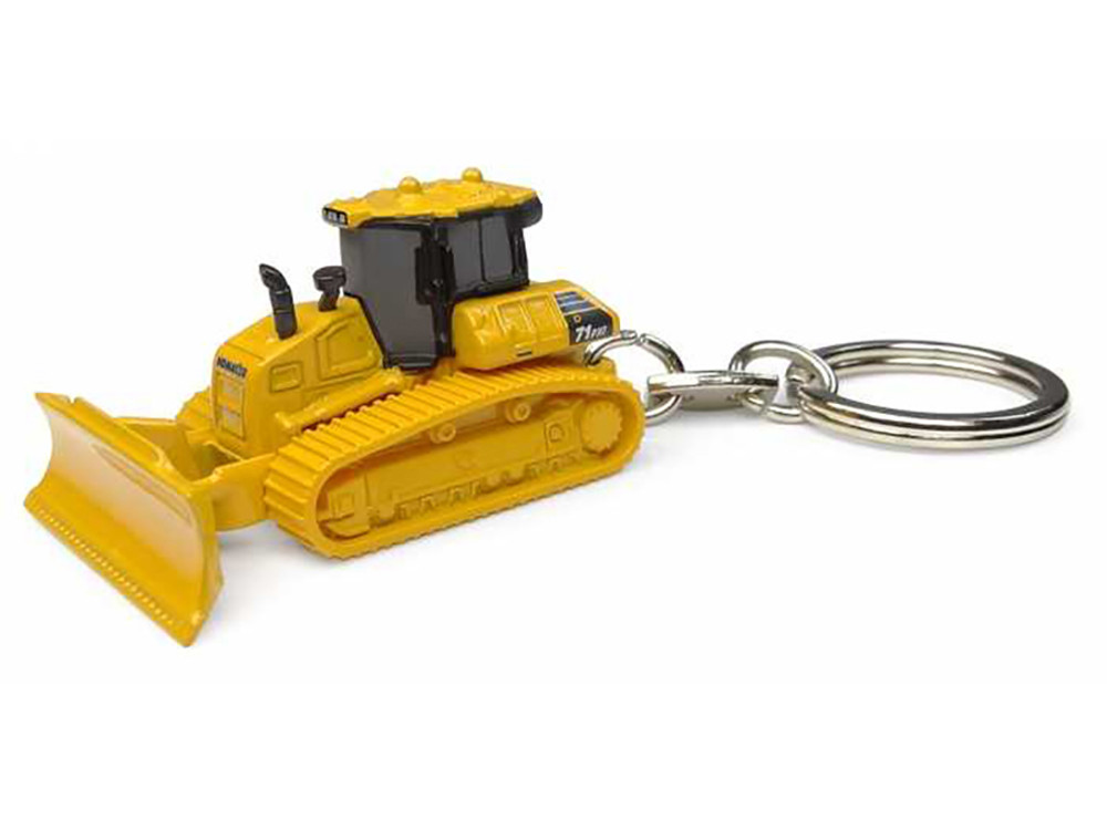Komatsu D71PXi Bulldozer Yellow Metal Keychain Diecast Model by Universal Hobbies diecast model