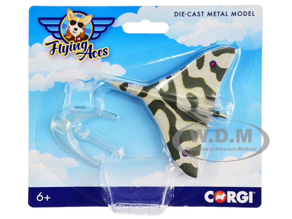 Avro Vulcan Strategic Bomber Aircraft "RAF" "Flying Aces" Series Diecast Model by Corgi diecast model
