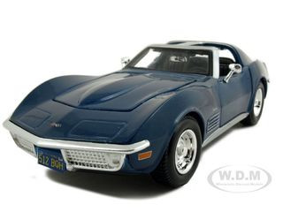 1970 Chevrolet Corvette Blue 1/24 Diecast Model Car by Maisto diecast model