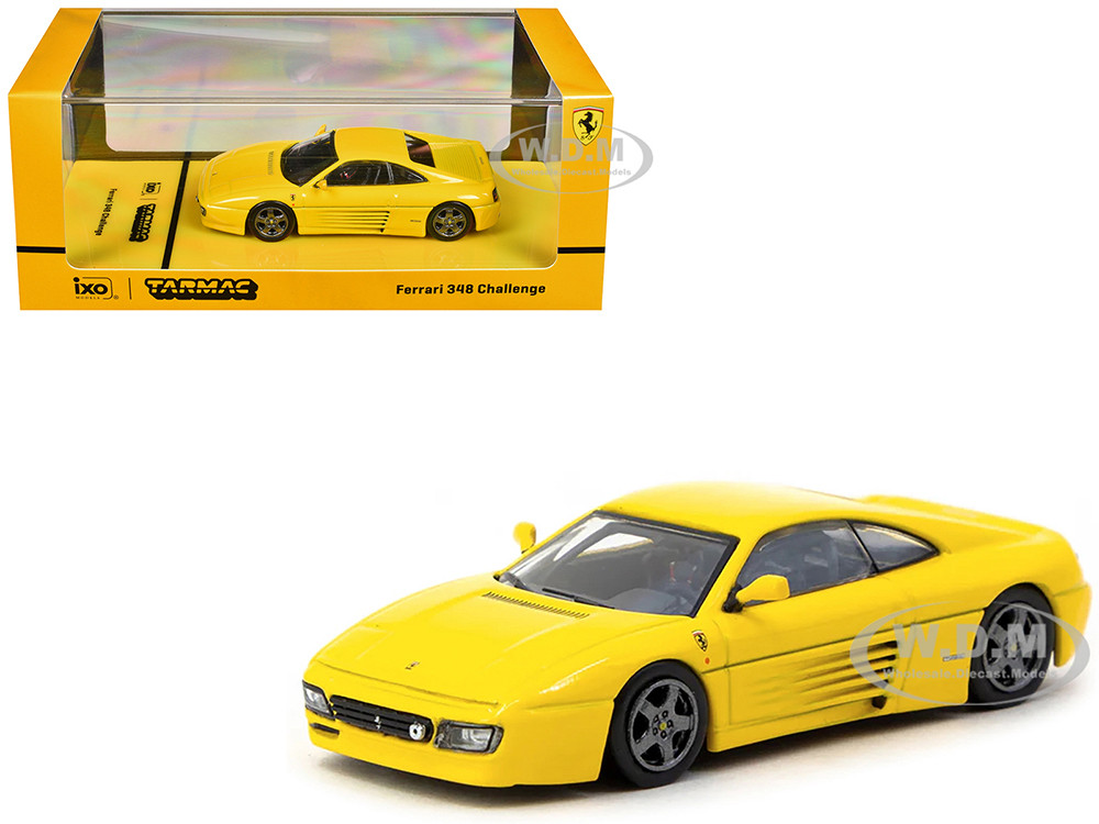 Ferrari 348 Challenge Yellow "Road64" Series 1/64 Diecast Model Car by Tarmac Works diecast model
