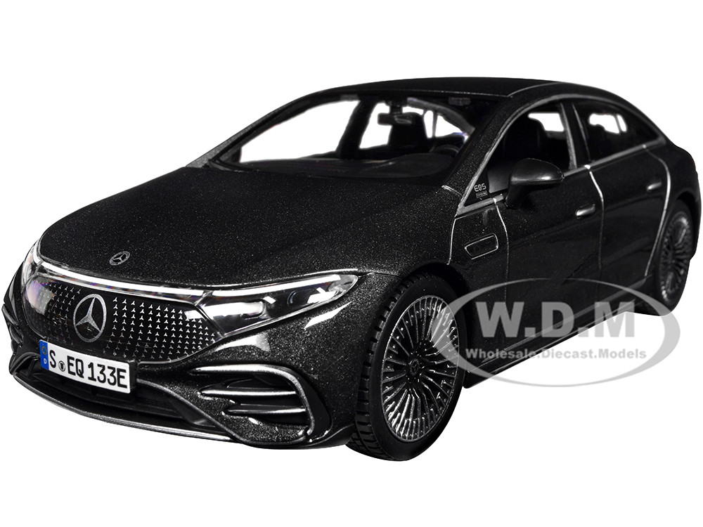 Mercedes-Benz EQS Gray Metallic "Special Edition" Series 1/27 Diecast Model Car by Maisto diecast model