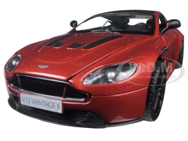 Aston Martin Vantage S V12 Red 1/24 Diecast Model Car by Motormax diecast model