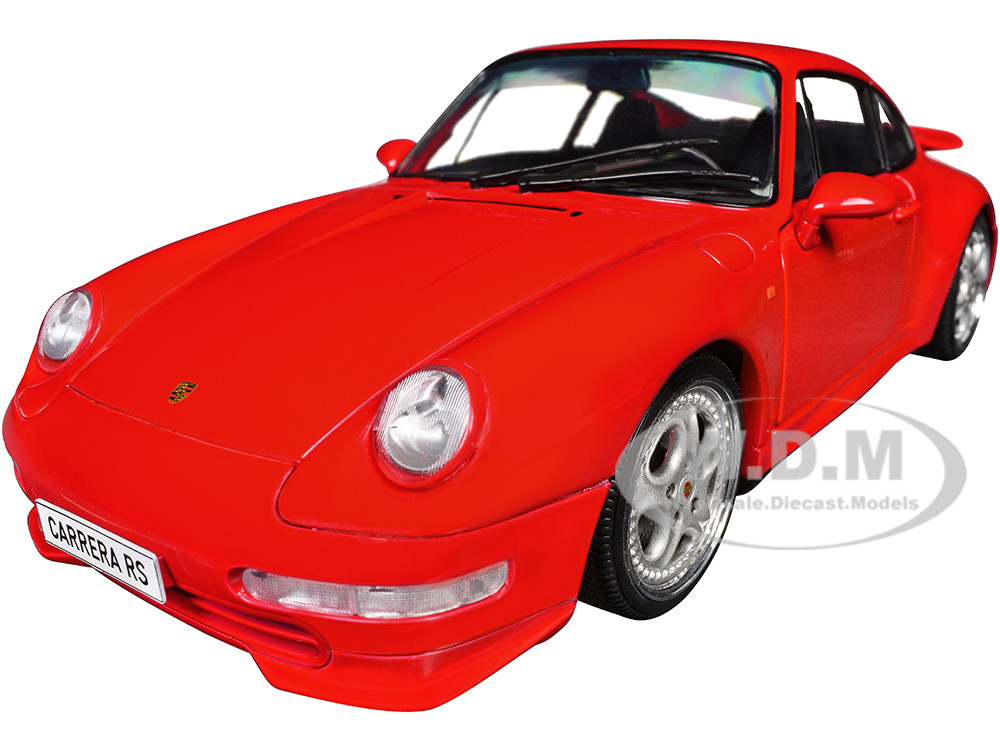 1997 Porsche 911 (993) Carrera RS Guards Red 1/18 Diecast Model Car by Solido diecast model
