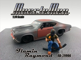 Musclemen Flamin Raymond Figure For 1:24 Diecast Model Cars by American Diorama diecast model