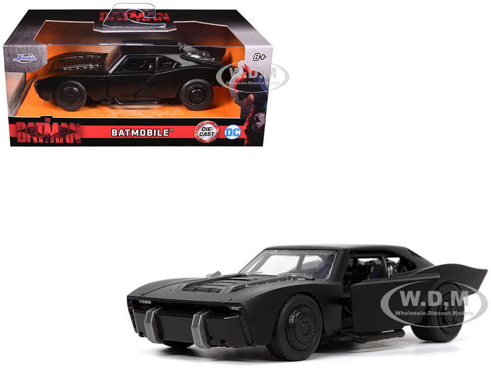 Batmobile Black "The Batman" (2022) Movie "Hollywood Rides" Series 1/32 Diecast Model Car by Jada diecast model
