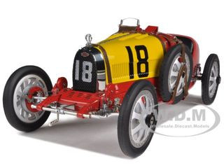 Bugatti T 35 TYPE 35 Grand Prix National Color Project Spain 1/18 Diecast Model Car by CMC diecast model