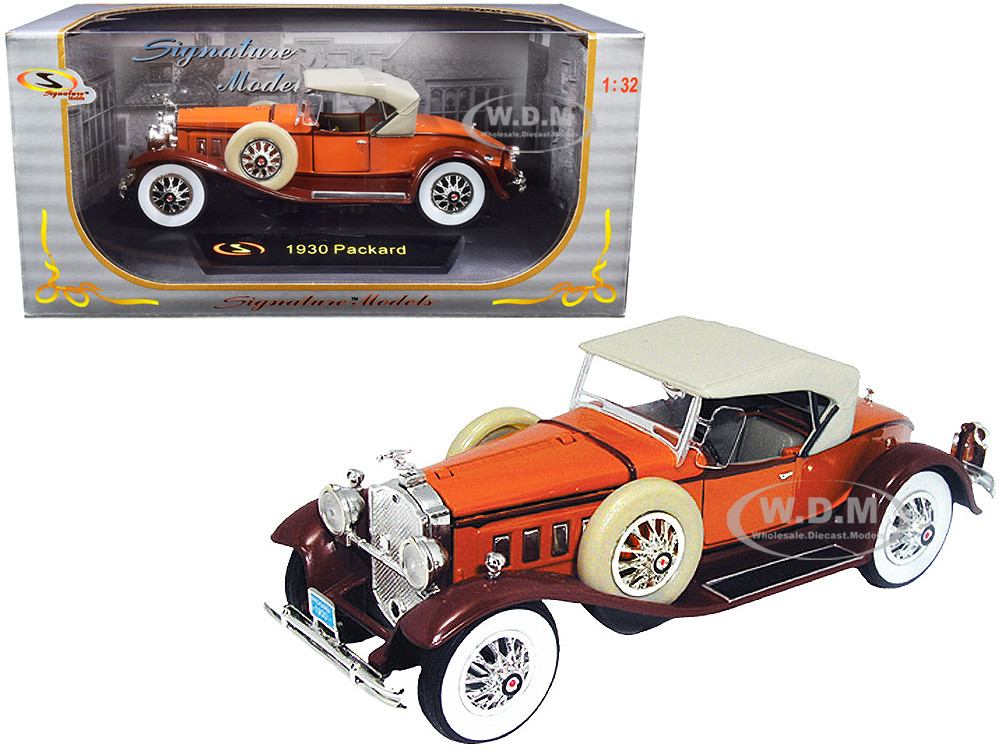 1930 Packard Boattail Speedster Brown 1/32 Diecast Model Car by Signature Models diecast model