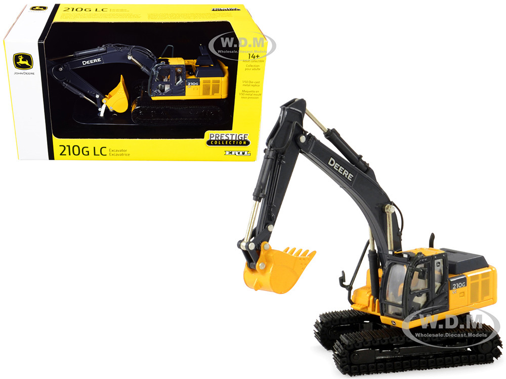 John Deere 210G LC Tracked Excavator "Prestige Collection" Series 1/50 Diecast Model by ERTL TOMY diecast model