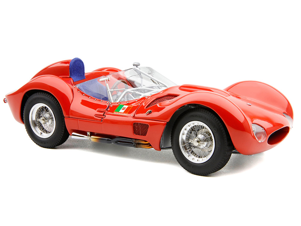 Maserati Tipo 60 "Birdcage" Red "Goodwood Revival 2008 - Nick Mason" Limited Edition to 1000 pieces Worldwide 1/18 Diecast Model Car by CMC diecast model