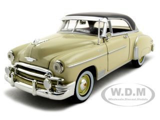 1950 Chevrolet Bel Air Cream 1/24 Diecast Model Car by Motormax diecast model
